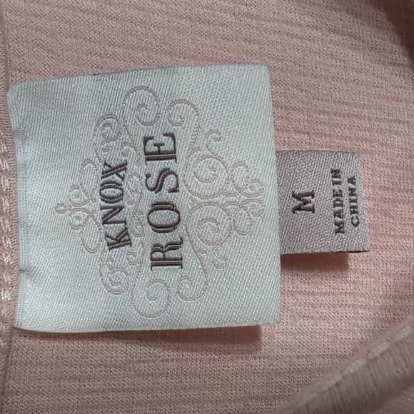 Knox Rose Light Pink Spaghetti Strap Midi Dress Size Medium - Picture 2 of 6